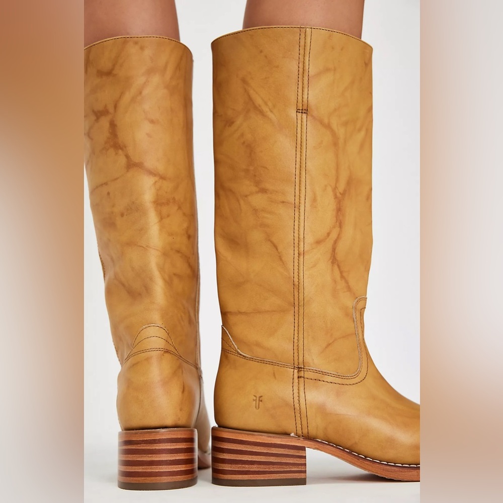 Frye Campus 14L Boots Banana - Picture 3 of 10